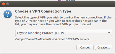 9 3 Select L2TP as VPN connection type
