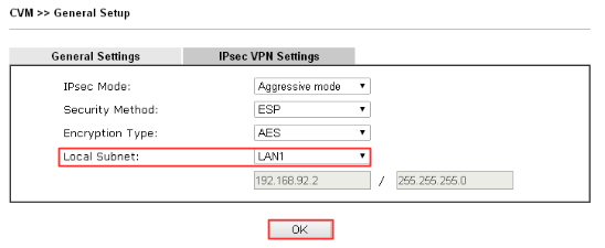 Configuracion VPN 3 - CVM