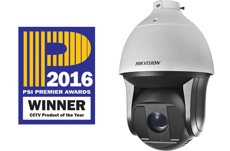 Cámara PTZ Darkfighter de Hikvision obtiene reconocimiento como ‘producto CCTV del año’ en los PSI Premier Awards 2016