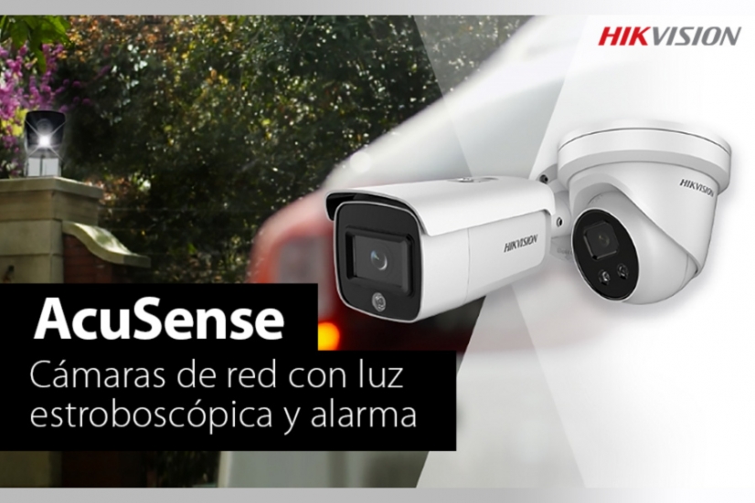 Hikvision lanza cámaras de red AcuSense con luz estroboscópica y alarma para disuadir a intrusos al instante
