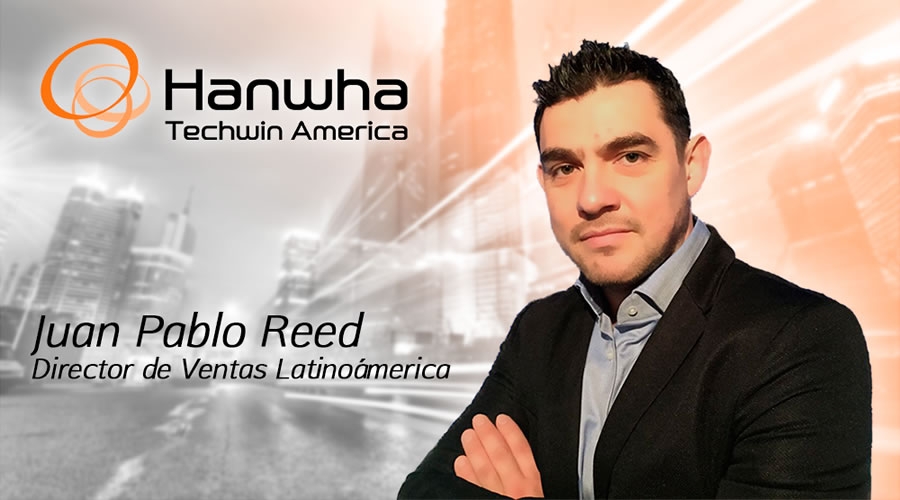 Juan Pablo Reed es el nuevo director de Ventas para el Cono Sur de Hanwha Techwin Latinoamérica