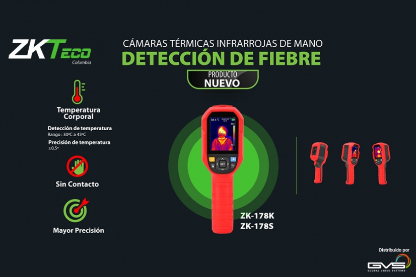 GVS distribuye en Colombia la ZK178K, cámara termográfica infrarroja y portátil para diversos usos