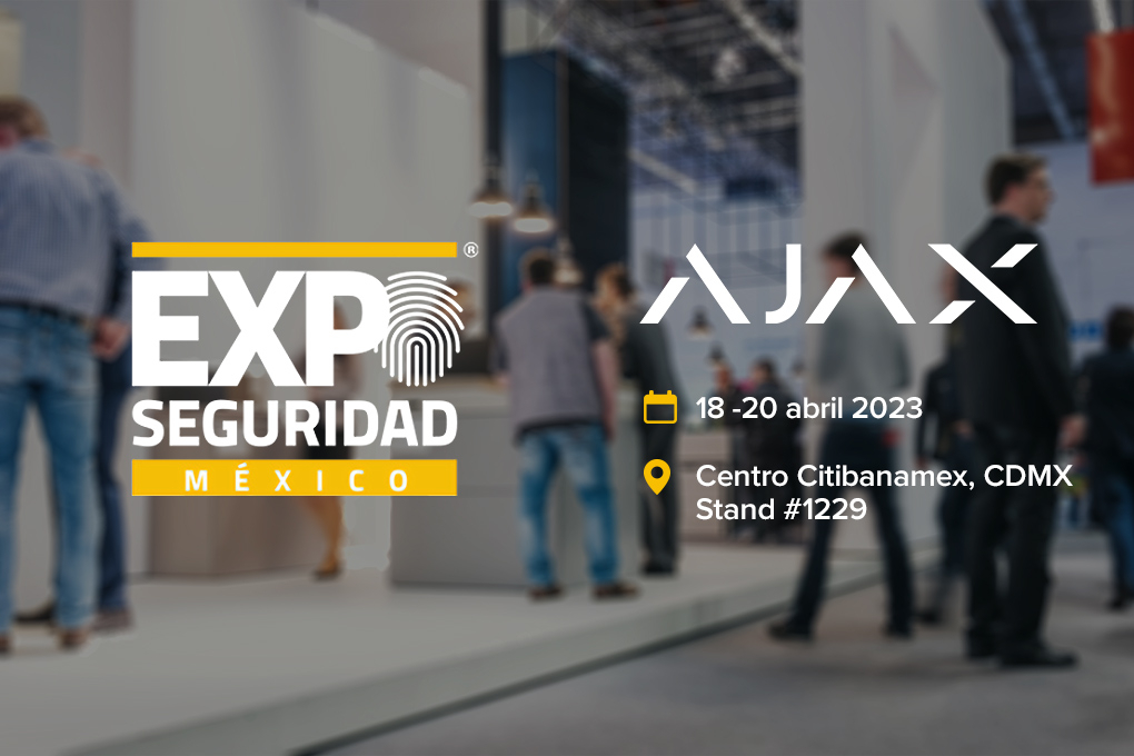 Ajax Systems tendrá presencia en la vigésima edición de Expo Seguridad México