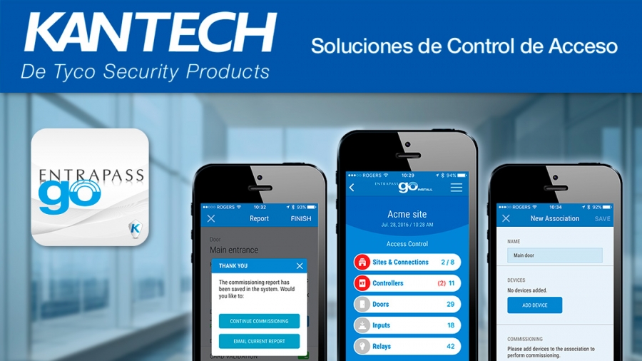Kantech lanza una aplicación innovadora que permite realizar instalaciones con un solo toque