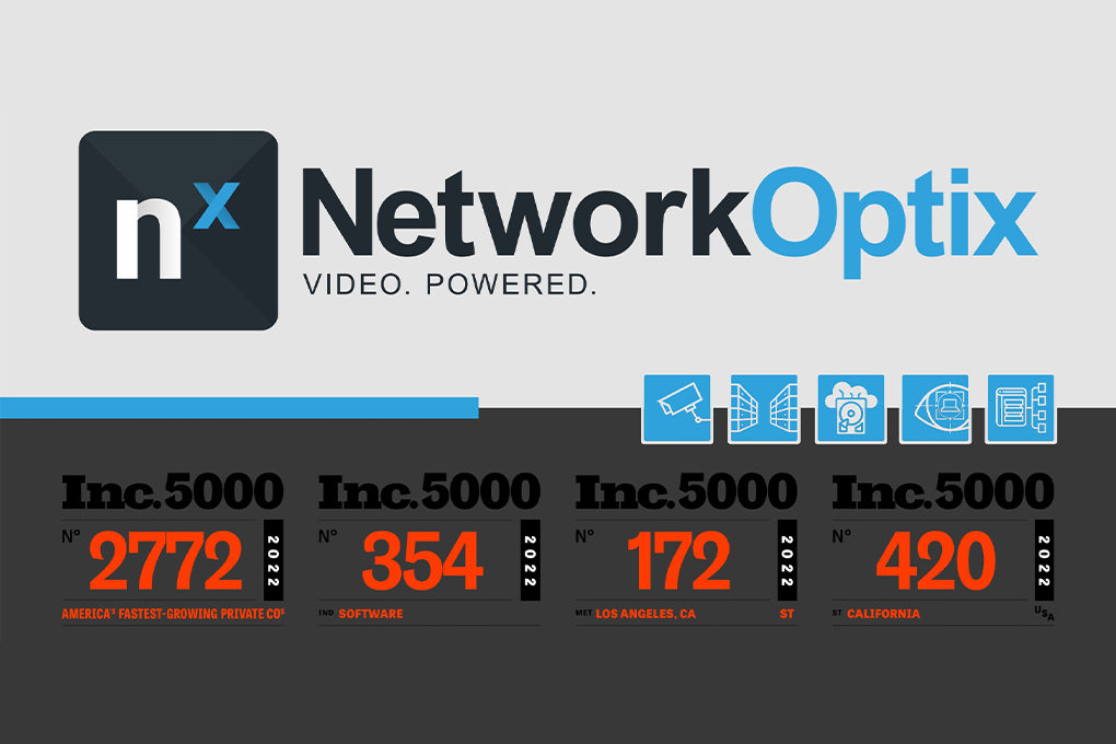 Por séptima vez Network Optix recibe reconocimiento como una de las empresas de más rápido crecimiento en América