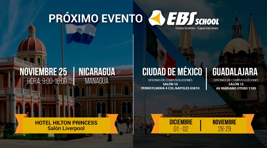 EBS Latinoamérica presente con EBS School en Nicaragua y México
