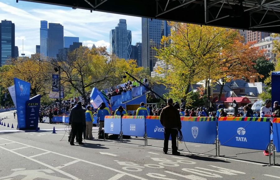 Milestone presente en el esquema de seguridad de la Maratón de NYC