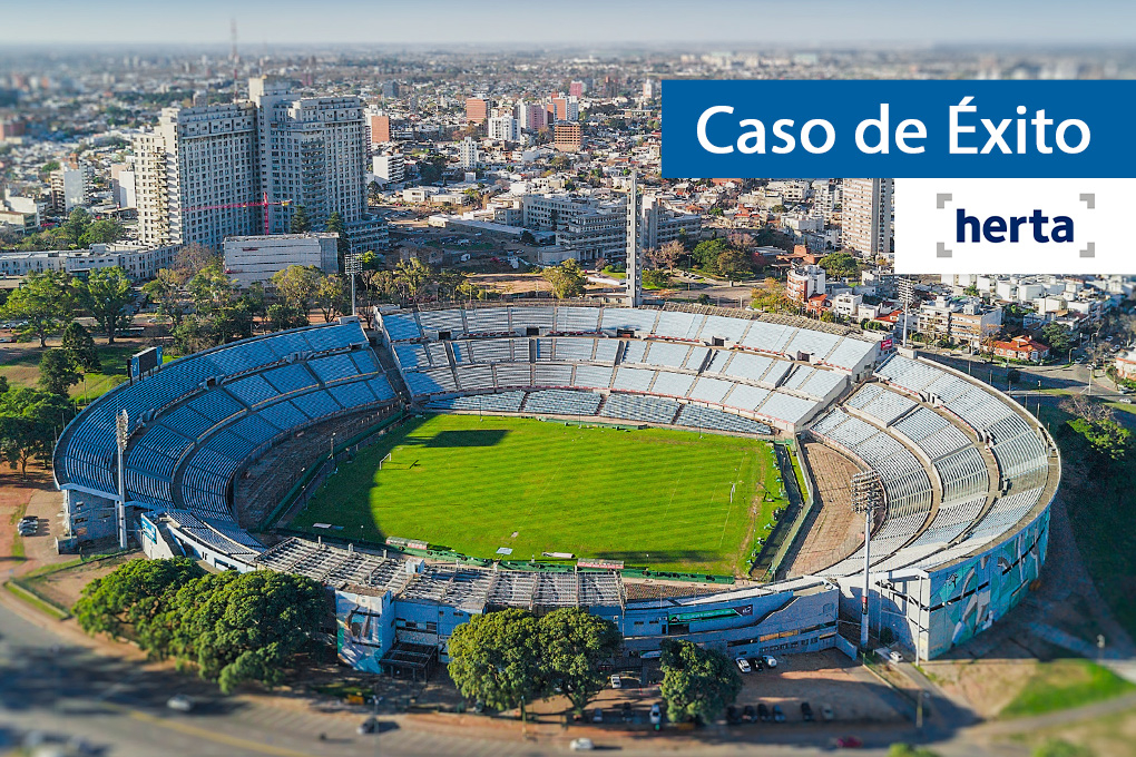Solución de reconocimiento facial de Herta en el estadio Centenario de Uruguay
