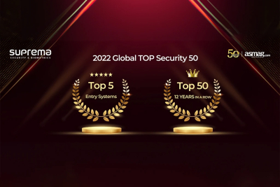 Tras 12 años consecutivos Suprema continúa clasificando en el ‘Top 50 de las principales empresas de Seguridad Global’