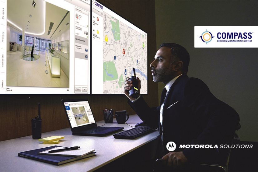 Compass de Motorola Solutions, software de inteligencia artificial para grandes organizaciones