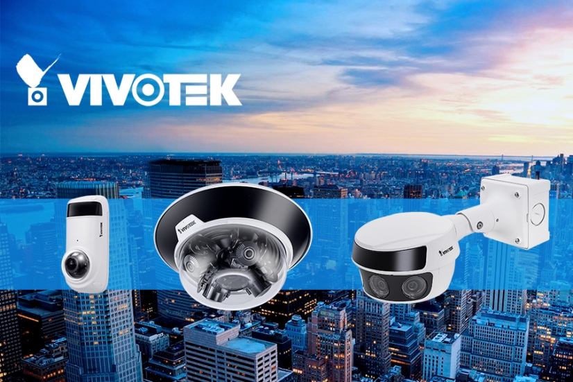 VIVOTEK lanza 3 nuevas cámaras H.265 multisensor panorámicas de 180°