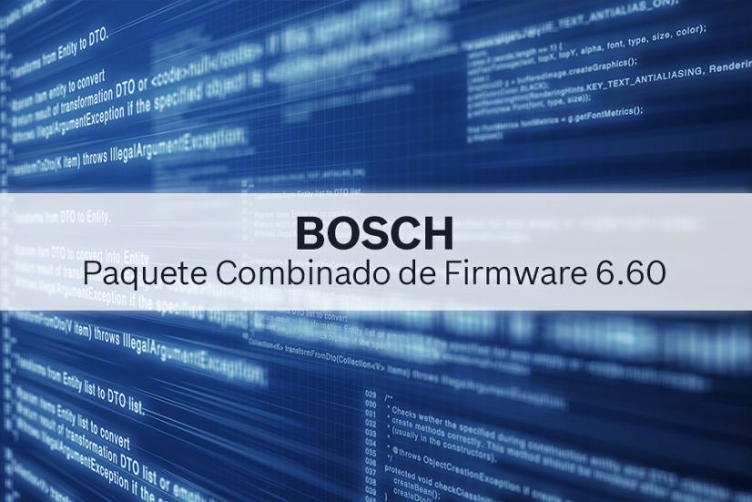 Tip Bosch: paquete combinado de firmware 6.60 es aplicable a todas las plataformas CPP