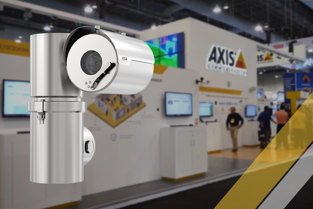 Nueva cámara PTZ protegida contra explosiones fue exhibida por Axis Communications en Expo Seguridad 2022