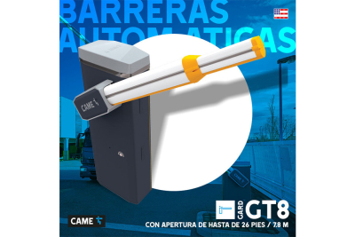 Barrera Vehicular GARD GT8 de CAME, la nueva generación de barreras automáticas para dimensiones industriales