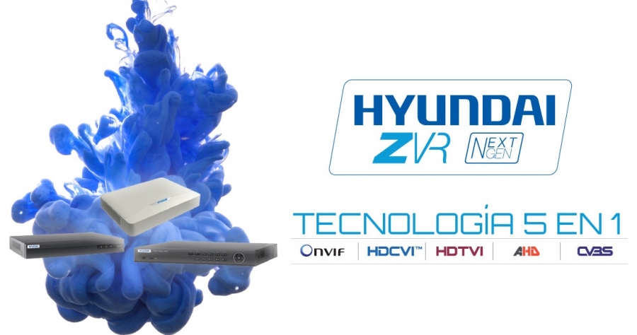 HYUNDAI ZVR Nextgen 5 en 1: grabadores de nueva generación con la máxima compatibilidad en sistemas HD