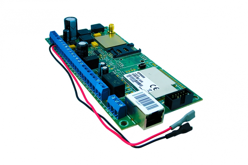 Transmisor universal EPX 400 para paneles de alarma que soporten protocolo de transmisión Contact ID
