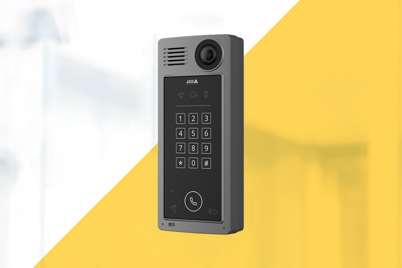 Intercomunicador de video en red AXIS A8207-VE, sistema tres en uno para máxima seguridad en empresas