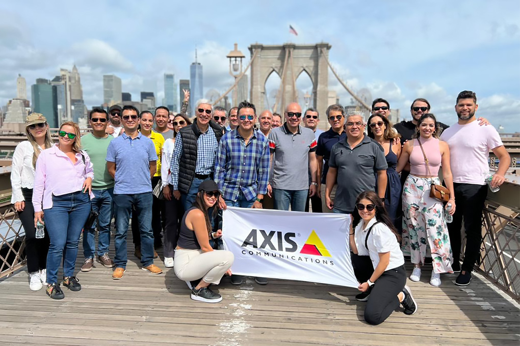 Partners de Axis Communications con mayores volúmenes de ventas fueron premiados en New York