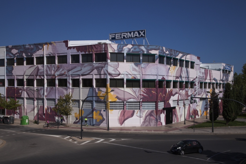 FERMAX luce nuevo mural pintado por el artista internacional Pastel