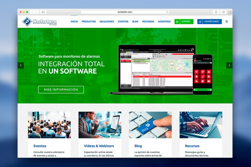 Solutec lanza su nuevo sitio web: información, aprendizaje y soporte técnico para sus clientes