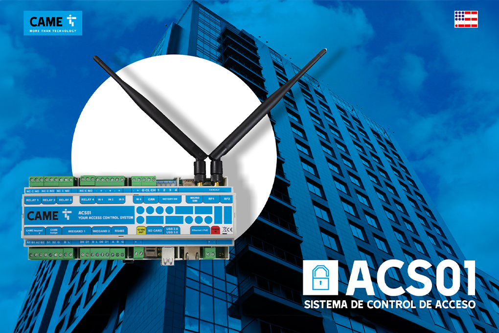 CAME presenta su novedoso sistema de control de acceso ACS01