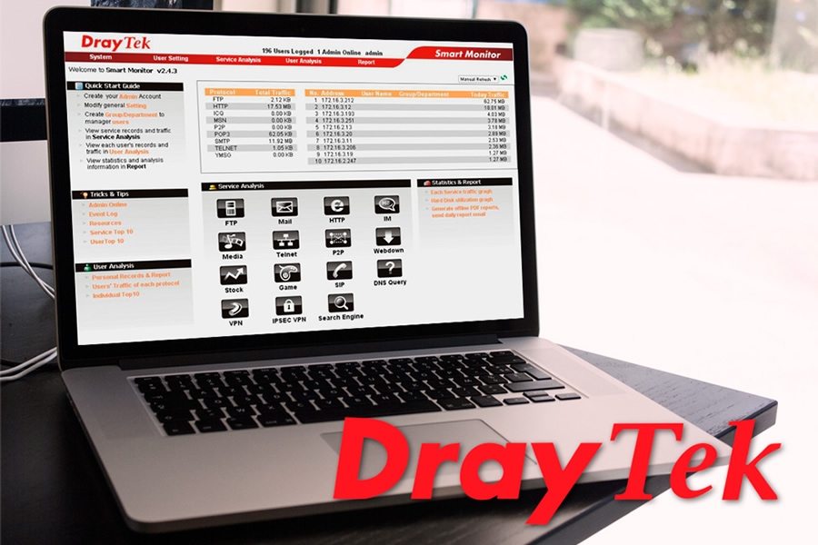 Conozca a Smart Monitor, herramienta de Administración gratuita de DrayTek
