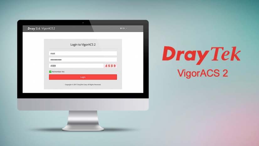 ¿Qué herramientas destacadas incluye el software de gestión centralizada VigorACS2 de DrayTek?