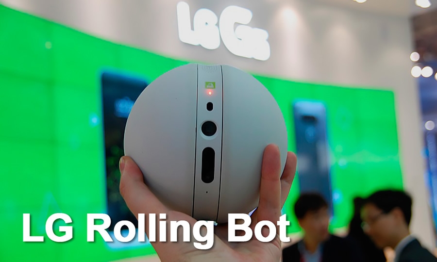 Rolling Bot de LG, la novedosa cámara inteligente para monitorear el hogar