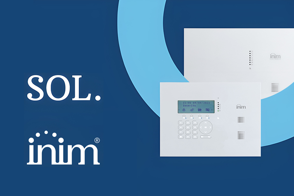INIM presenta su panel de control de intrusión SOL con doble potencia de alcance inalámbrico