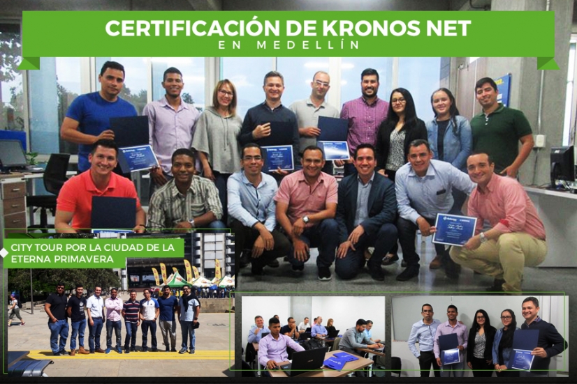 Gran acogida en la certificación de Kronos Net en Medellín, Colombia