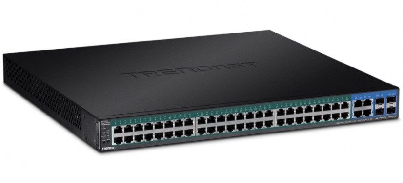 Switch PoE+ Web Smart Gigabit de 52 puertos TPE-5048WS de TRENDnet