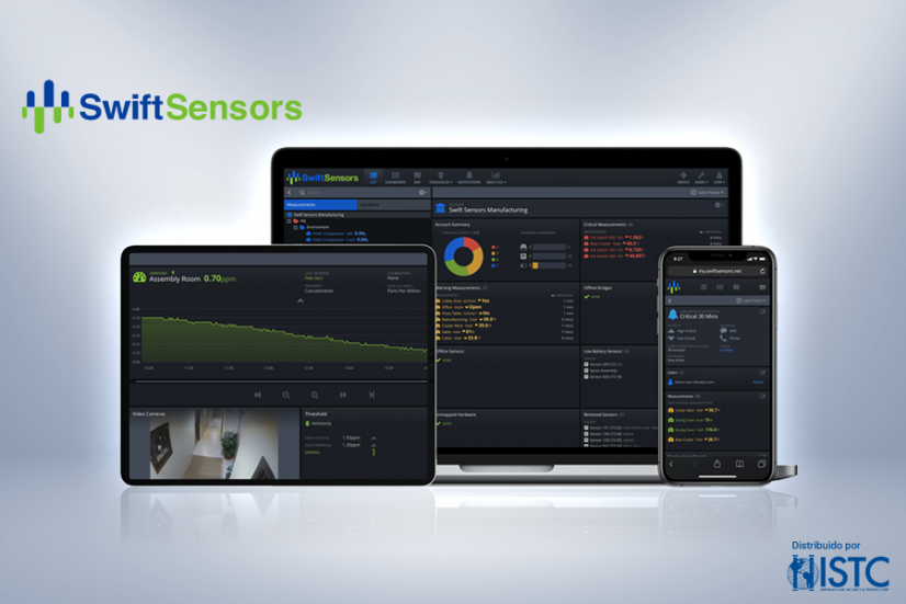 Sensores inalámbricos SWIFT para monitoreo de instalaciones industriales en tiempo real