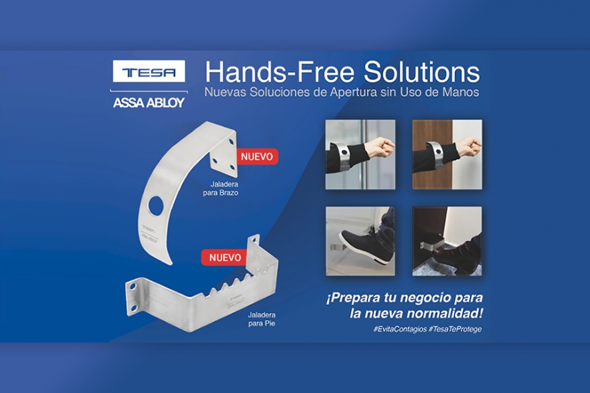 TESA lanza Hands–Free Solutions, nueva línea para la apertura de puertas sin uso de las manos