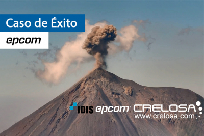 Imagen del livestream del Volcán de Fuego capturado por la cámara DC-S3883HRX