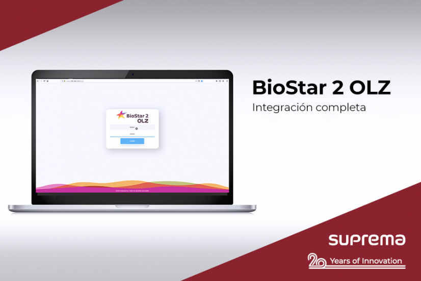 Integración completa de BioStar 2 OLZ a BioStar2 de Suprema