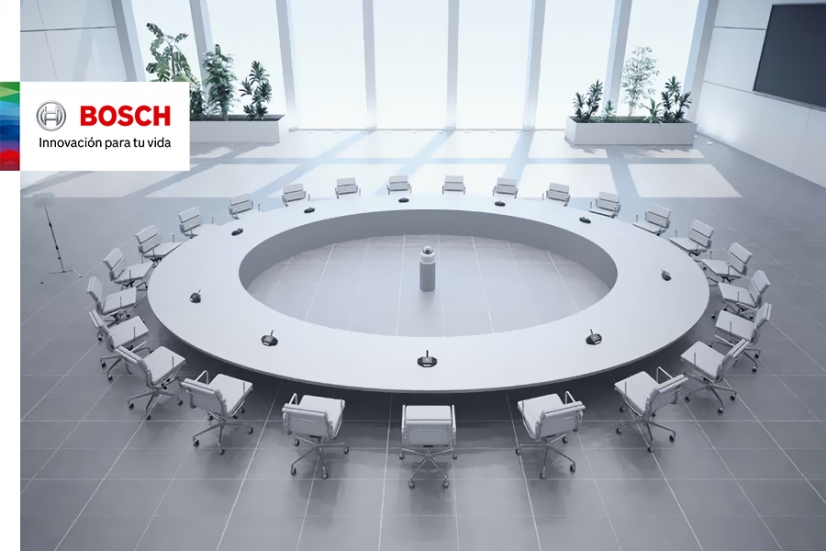 Conozca los sistemas de conferencia de Bosch, ideales para optimizar al máximo las reuniones remotas