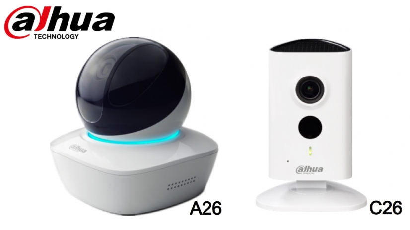 Las cámaras A26 y C26 de Dahua Technology H.265 WiFi sirven al mercado de consumo