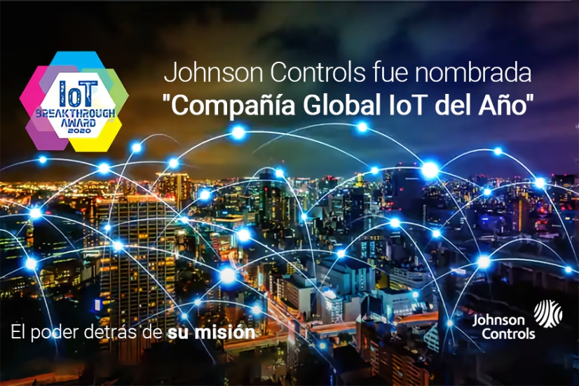 IoT Breakthrough elige a Johnson Controls como la compañía IoT del año en 2020
