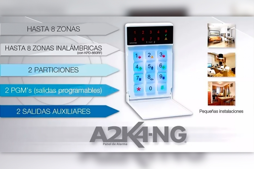 Alonso presenta la nueva generación de la central de alarmas A2K4-NG