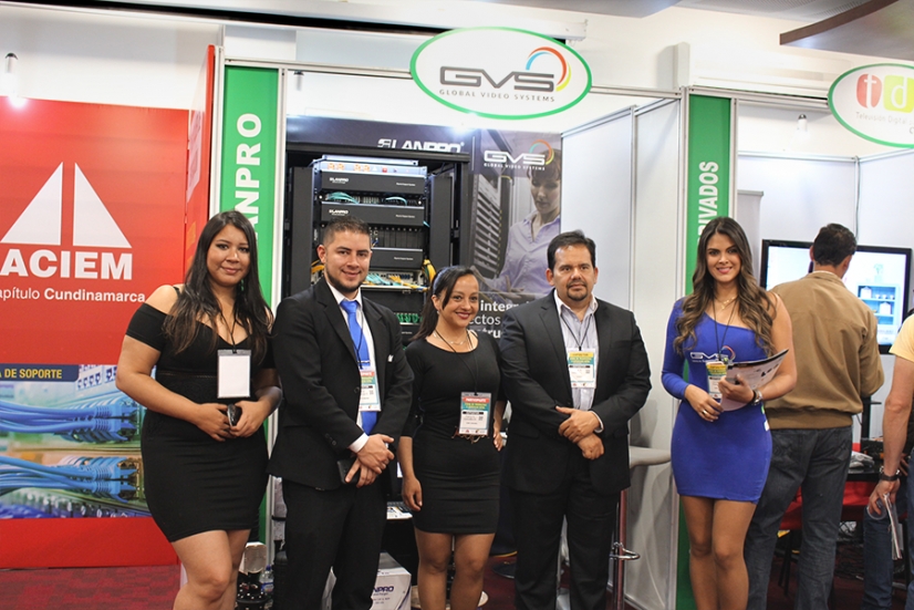 GVS en compañía de LANPRO presentó en la feria RITEL sus soluciones de cableado estructurado