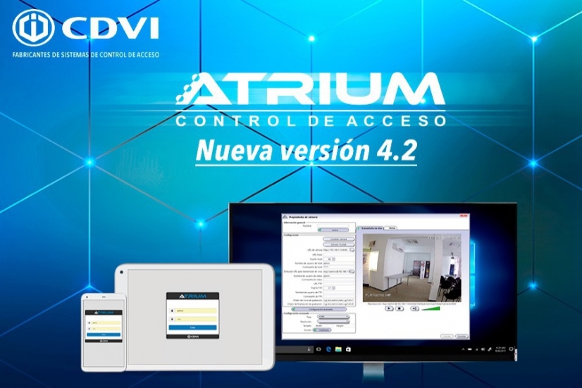 CDVI presenta la versión 4.2 de su software ATRIUM
