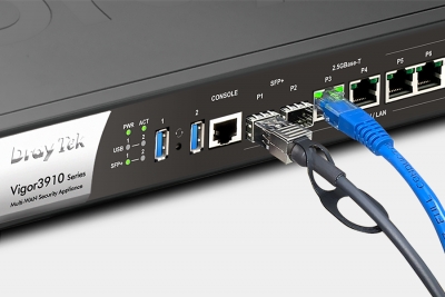 Draytek lanza el enrutador Vigor3910, concentrador VPN con balance de carga 10G de alto rendimiento