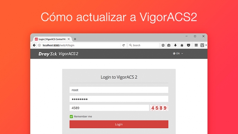 ¿Cómo actualizar el VigorACS 2 desde el VigorACS SI en Linux?