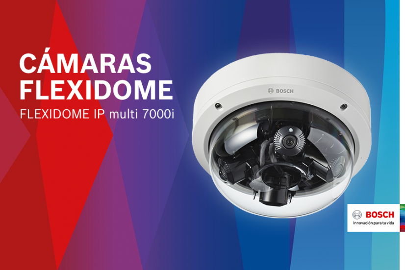 Bosch anuncia el lanzamiento de FLEXIDOME IP multi 7000i, primera cámara multidireccional de la compañía
