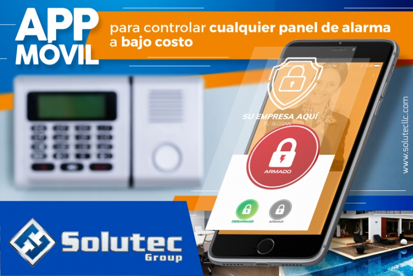 APP Móvil para controlar cualquier panel de alarma a bajo costo es presentada por Solutec