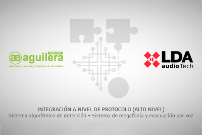 LDA Audio Tech y Grupo Aguilera ofrecen solución integrada de evacuación y detección de incendios