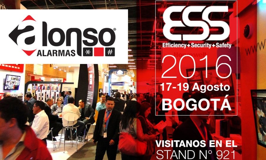 Alonso presente nuevamente en E+S+S International Security Fair Colombia 2016