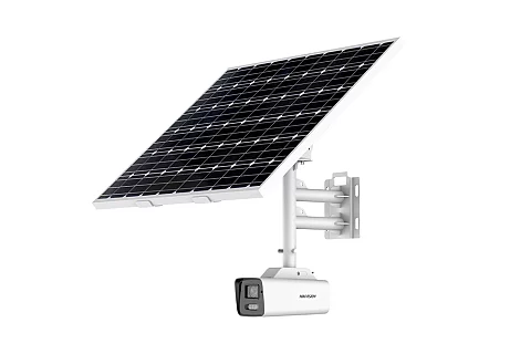 Cámara IP energía solar tipo bala fija 4K de Hikvision
