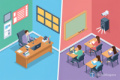 Implementación de soluciones de videovigilancia y audio integrados en instituciones educativas
